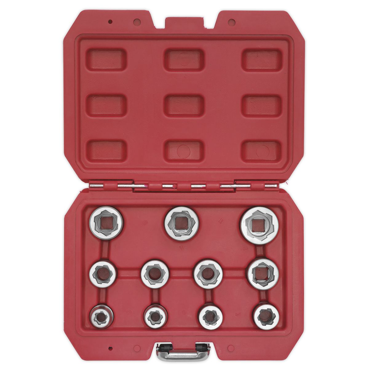 Sealey Premier Bolt Extractor Socket Set 3/8"Sq Drive 11pc - Image 3
