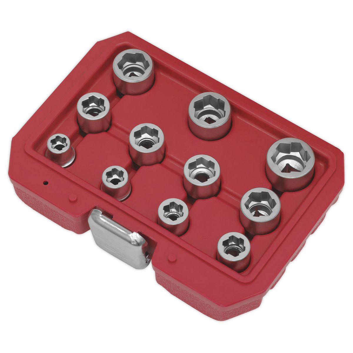 Sealey Premier Bolt Extractor Socket Set 3/8"Sq Drive 11pc - Image 5