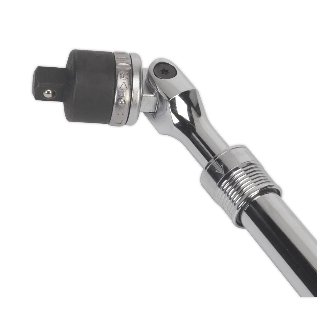 Sealey Premier Extendable Ratcheting Breaker Bar 1/2"Sq Drive - Image 2