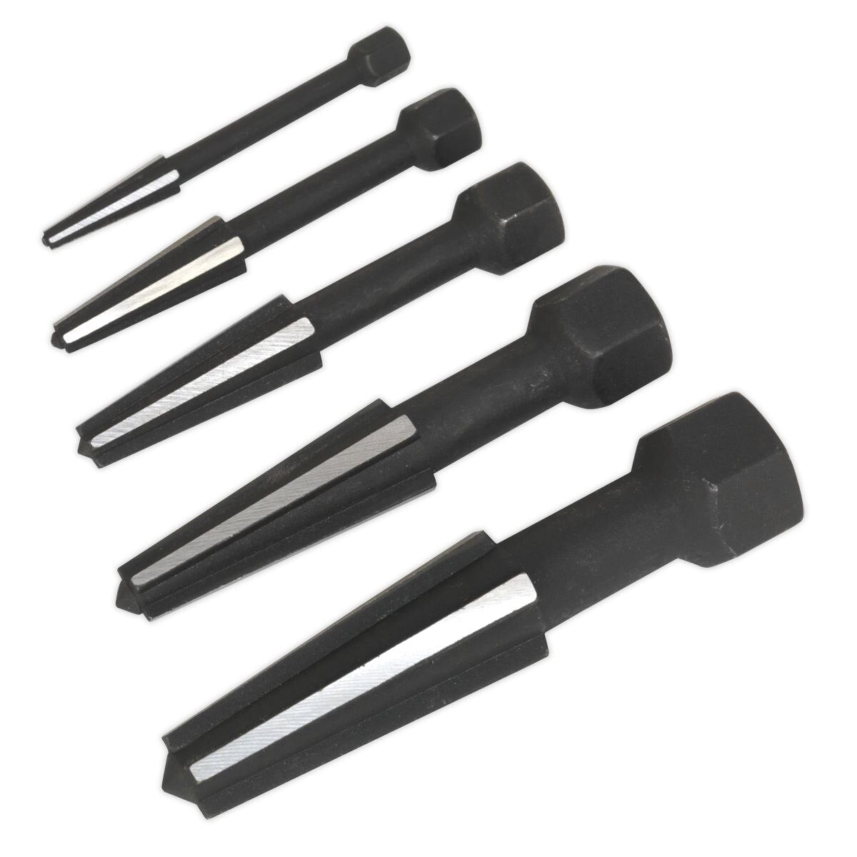 Sealey Double Edge Screw Extractor Set 5pc - Image 2
