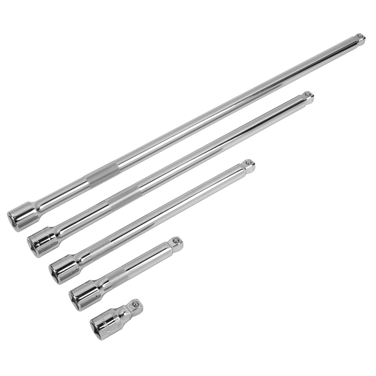 Sealey Premier Wobble Extension Bar Set 1/2"Sq Drive 5pc - Image 1