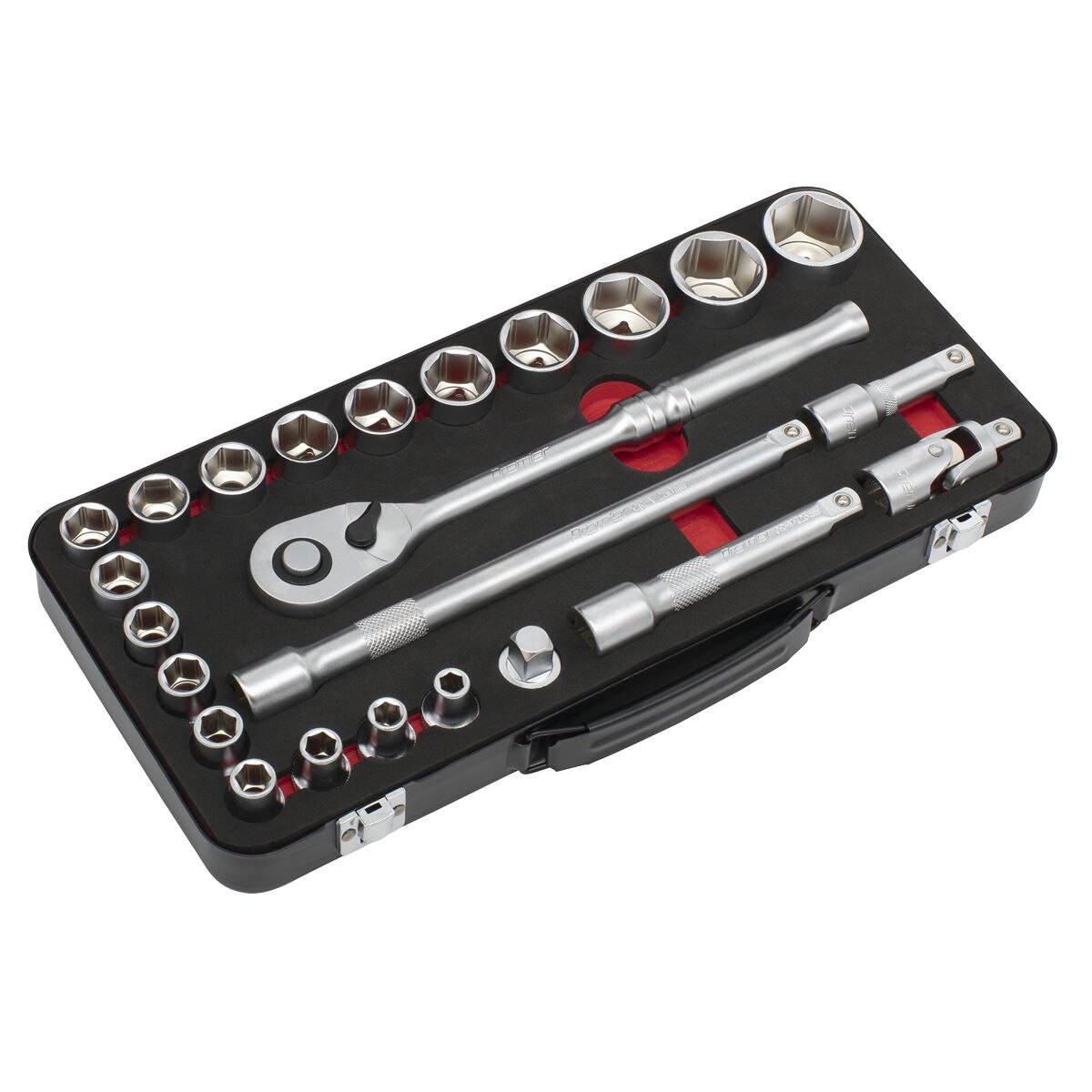Sealey Premier Platinum Socket Set 1/2"Sq Drive 24pc - Image 5