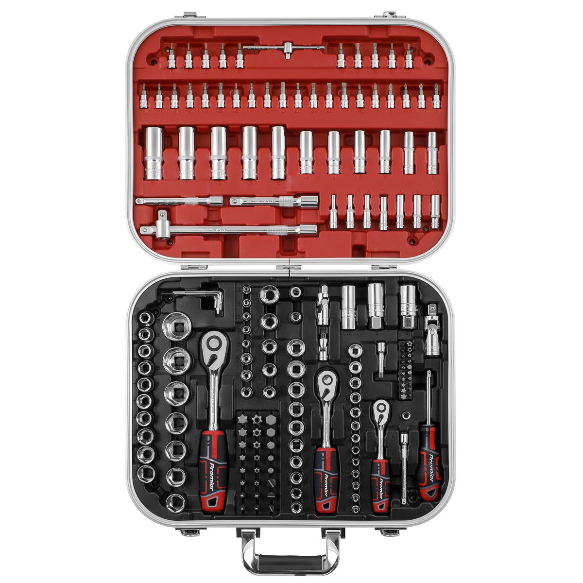 Sealey Premier Socket Set 1/4", 3/8" & 1/2"Sq Drive 172pc - Image 4