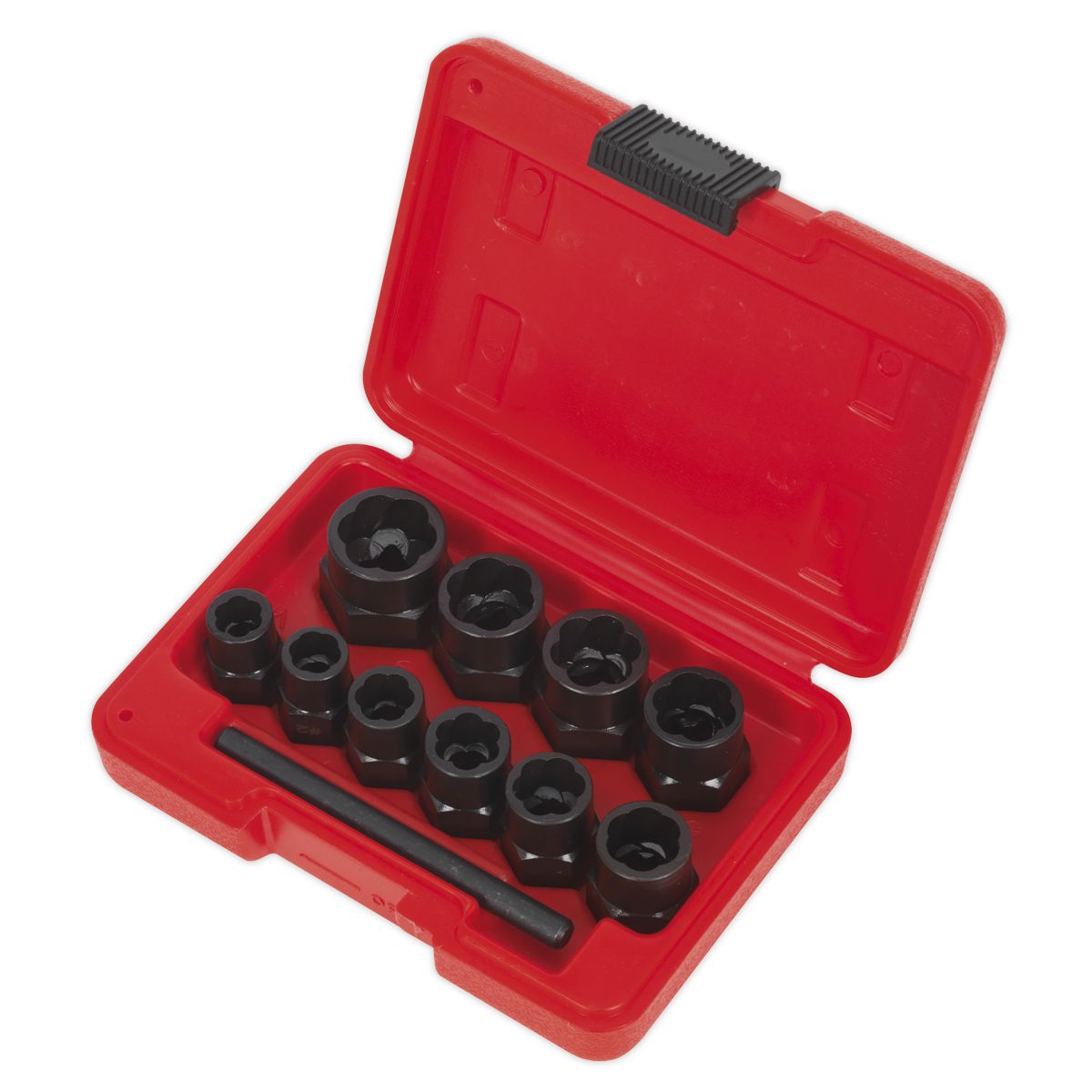 Sealey Spanner Type Bolt Extractor Set 3/8"Sq Drive 11pc - Image 2