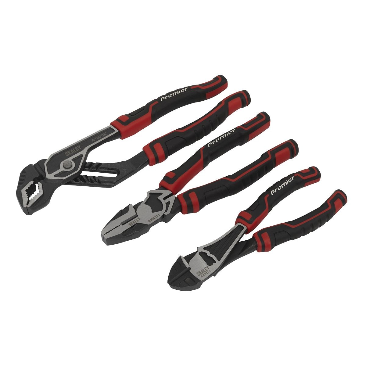 Sealey Premier High Leverage Pliers Set 3pc - Image 1