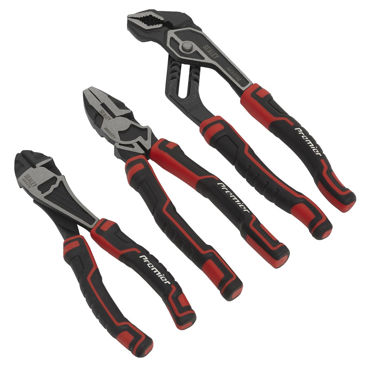 Sealey Premier High Leverage Pliers Set 3pc - Image 2