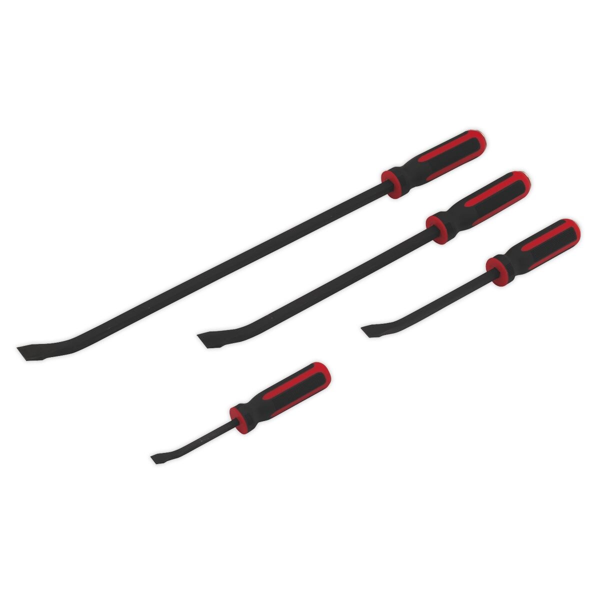 Sealey Premier Heavy-Duty Angled Pry Bar Set with Hammer Cap 4pc - Image 2