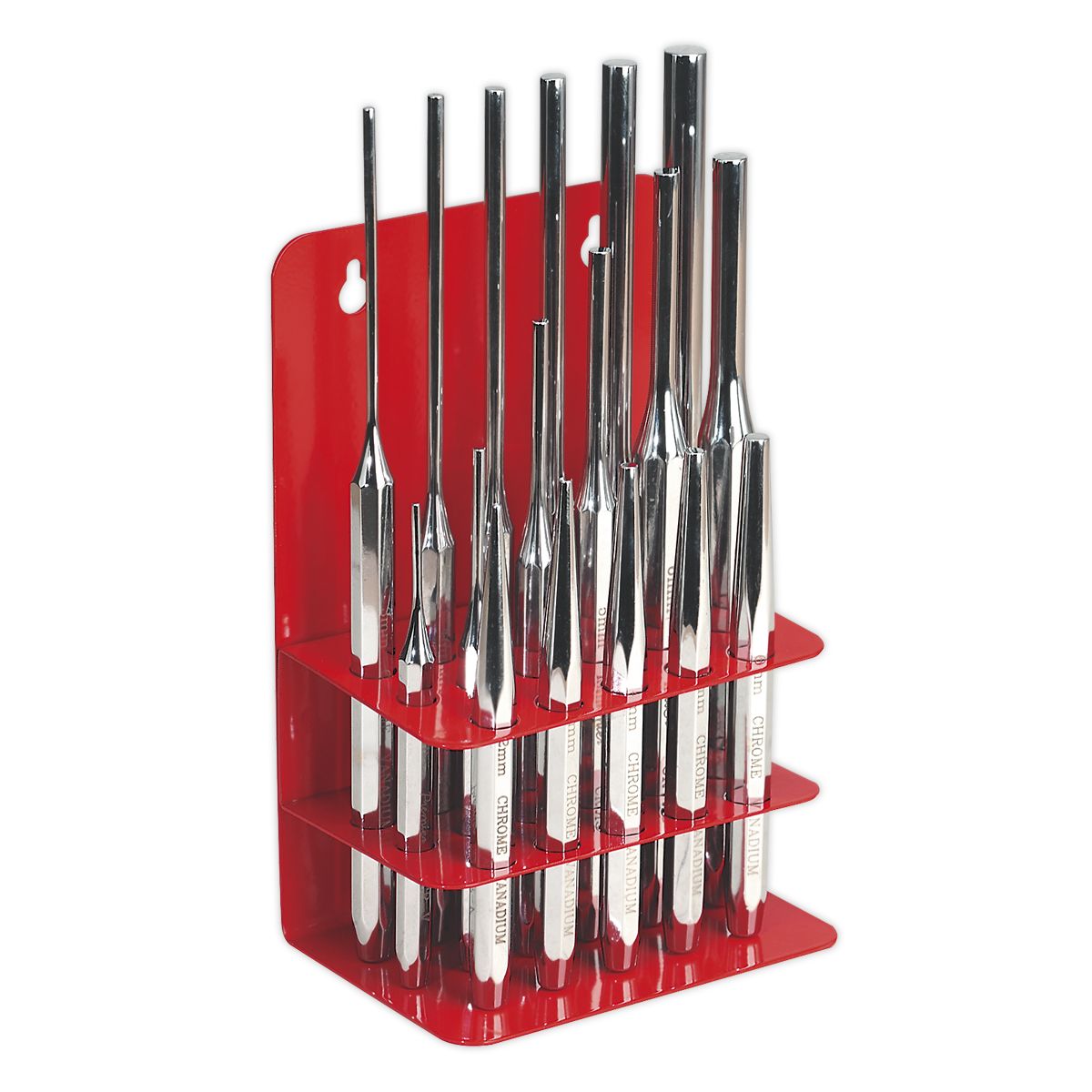 Sealey Premier Punch Set 17pc - Image 1