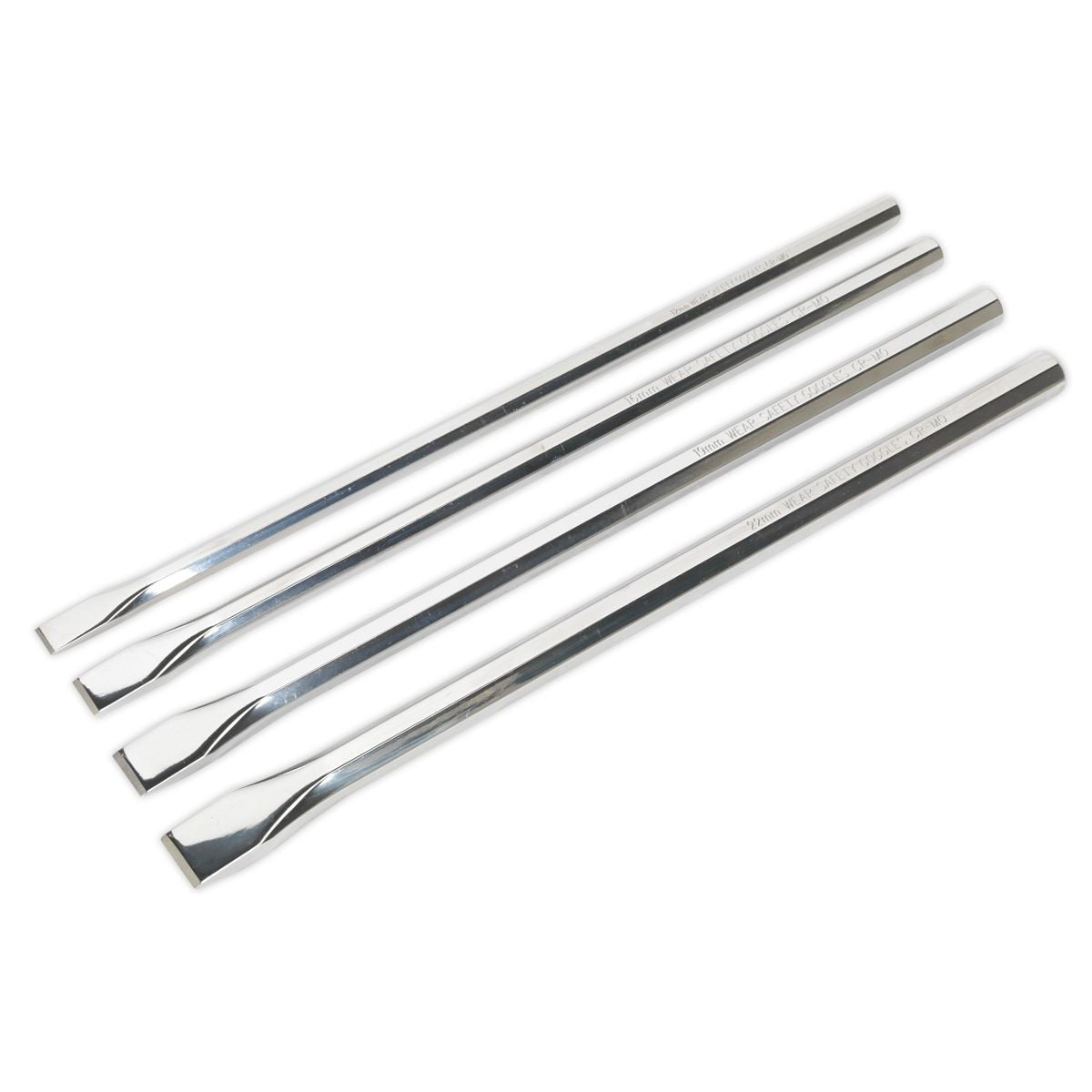 Sealey Premier Extra-Long Chisel Set 4pc - Image 1