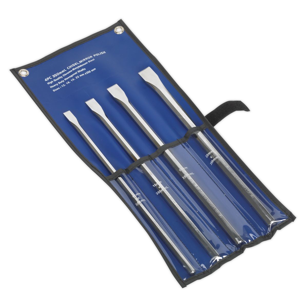 Sealey Premier Extra-Long Chisel Set 4pc - Image 2