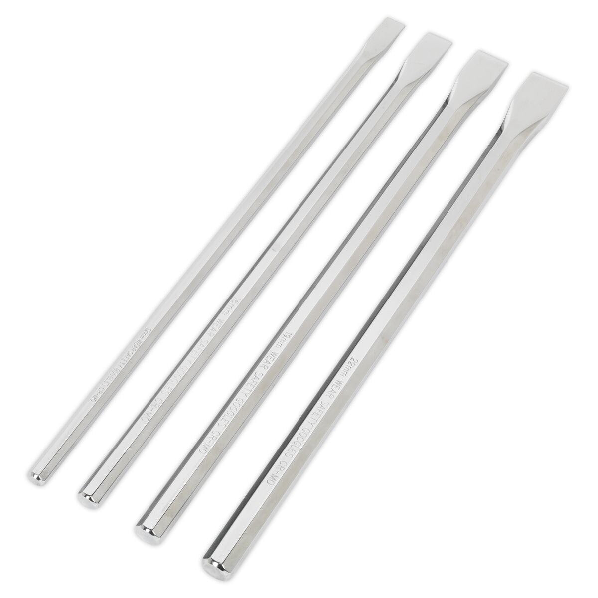 Sealey Premier Extra-Long Chisel Set 4pc - Image 4