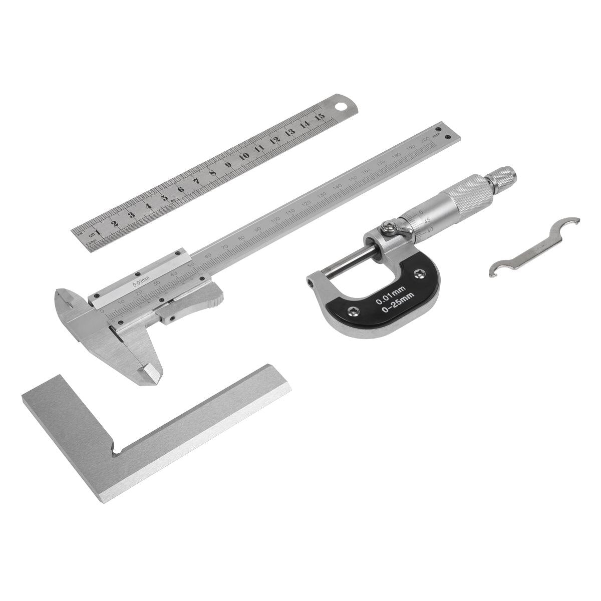 Sealey Measuring Tool Set 4pc - Image 4