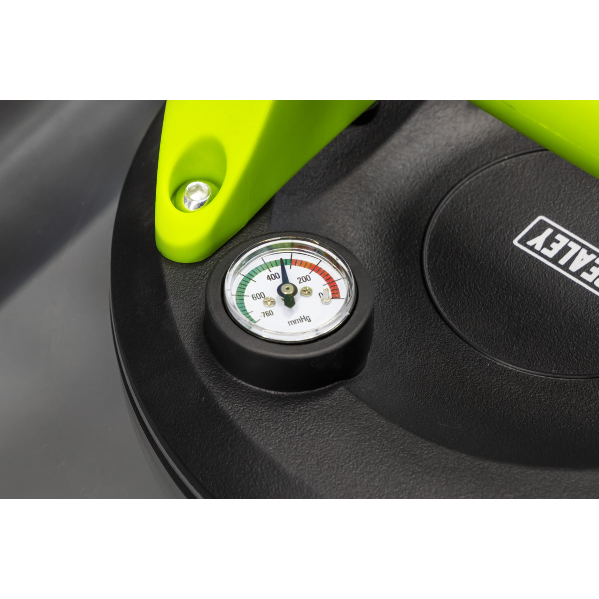 Sealey Heavy Lift Suction Cup with Vacuum Grip Pressure Gauge AK9894
