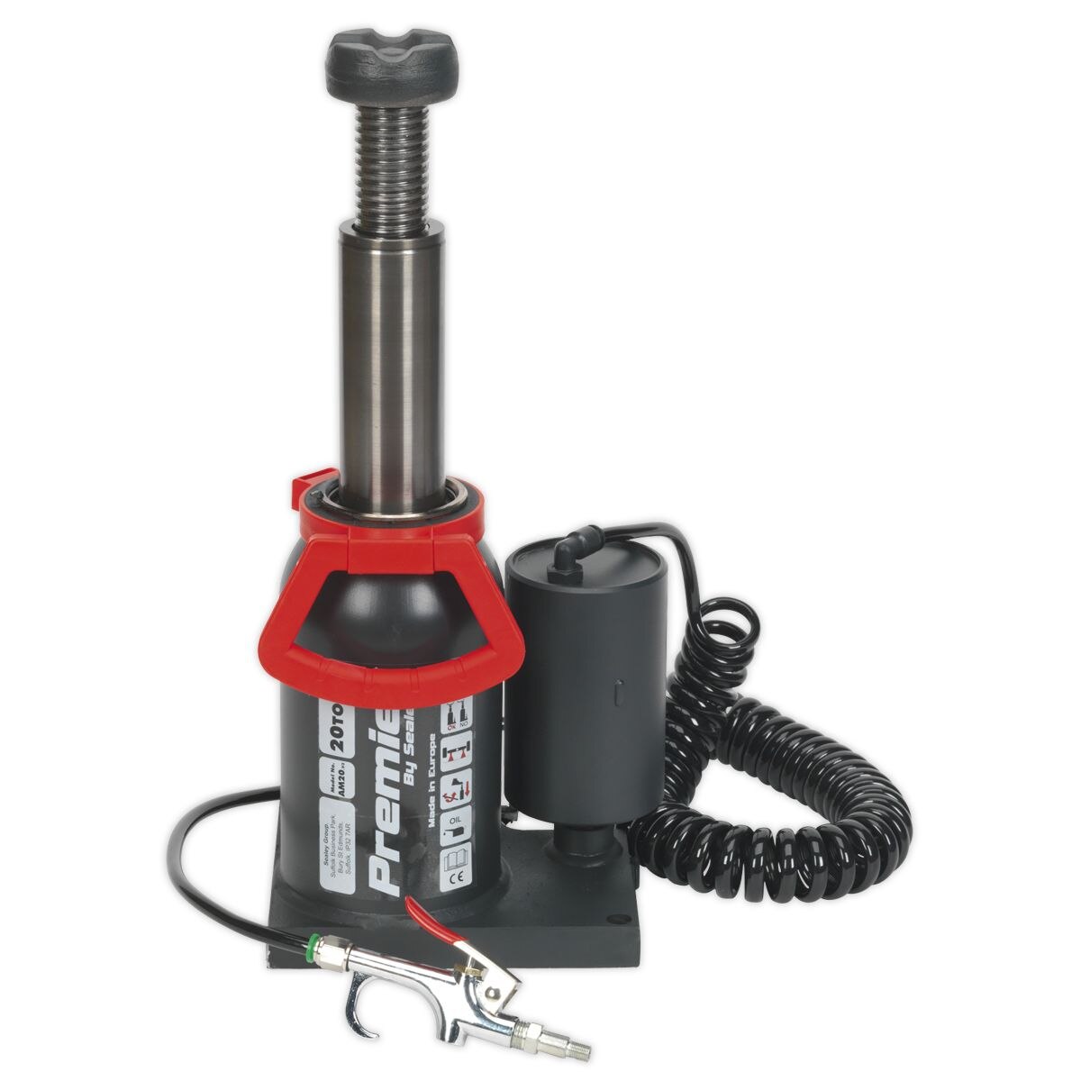 Sealey Premier Manual/Air Hydraulic Bottle Jack 20 Tonne - Image 3