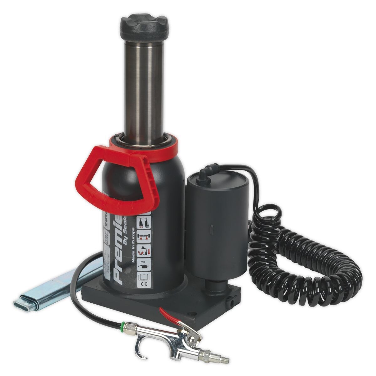 Sealey Premier Manual/Air Hydraulic Bottle Jack 20 Tonne - Image 9