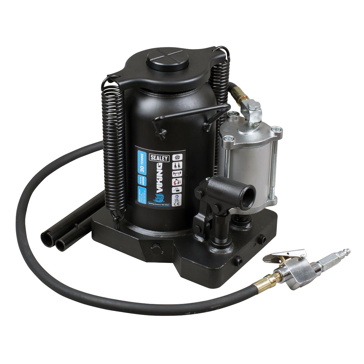 Sealey Viking Manual/Air Hydraulic Bottle Jack 30 Tonne - Image 1