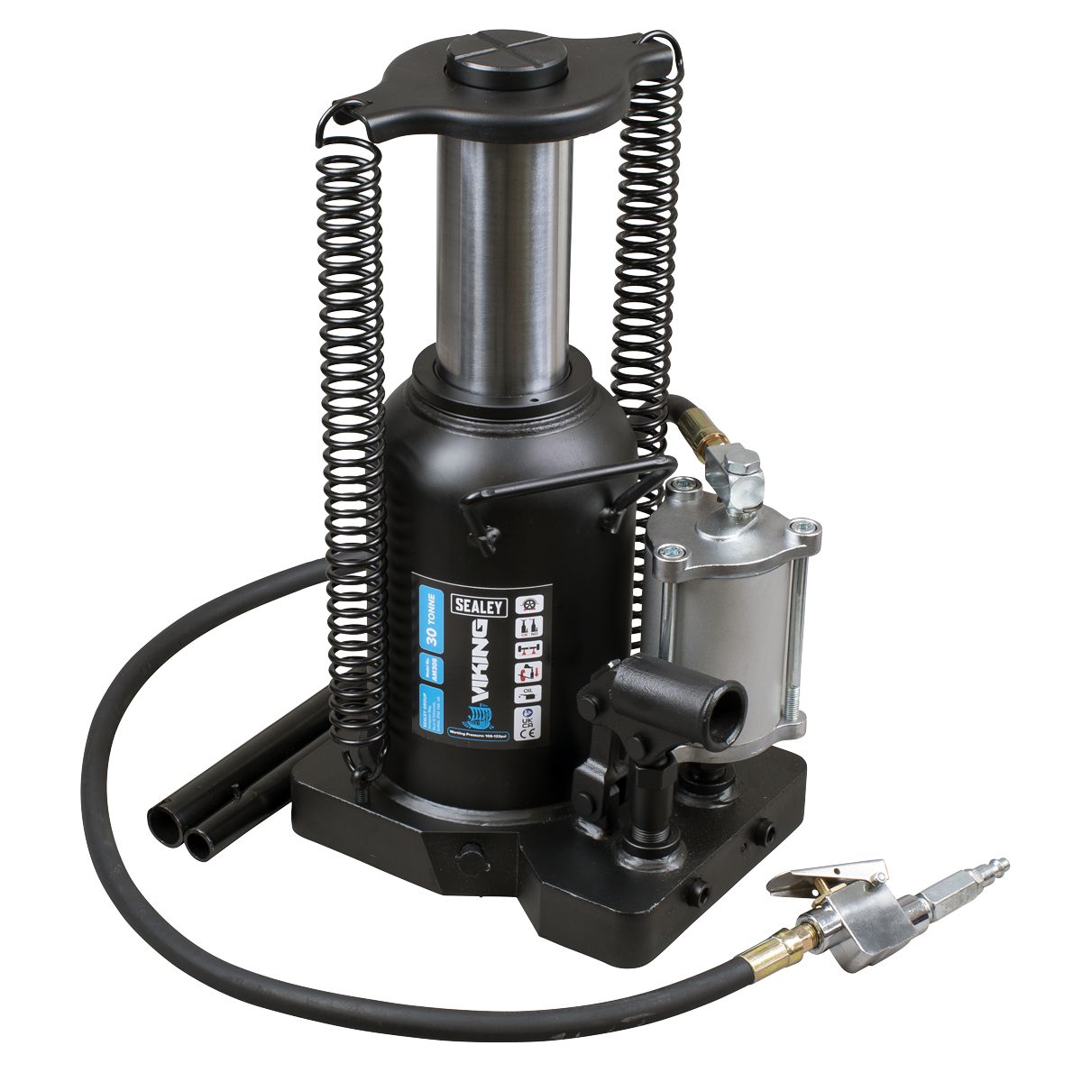 Sealey Viking Manual/Air Hydraulic Bottle Jack 30 Tonne - Image 2