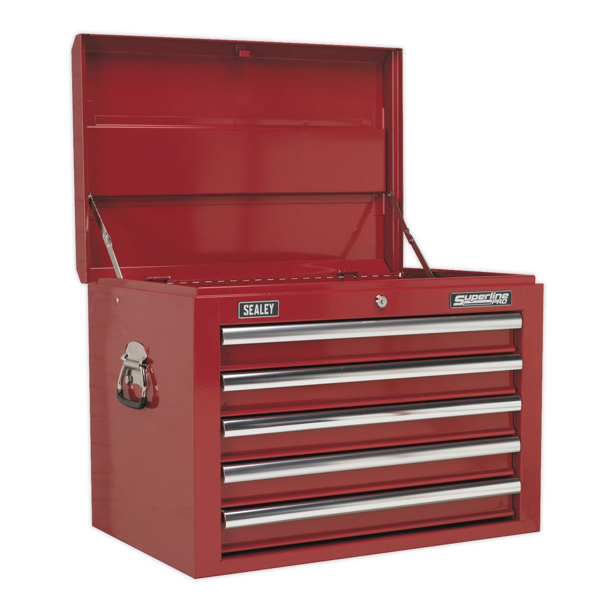 Sealey Superline PRO Topchest 5 Drawer - Red - Image 1