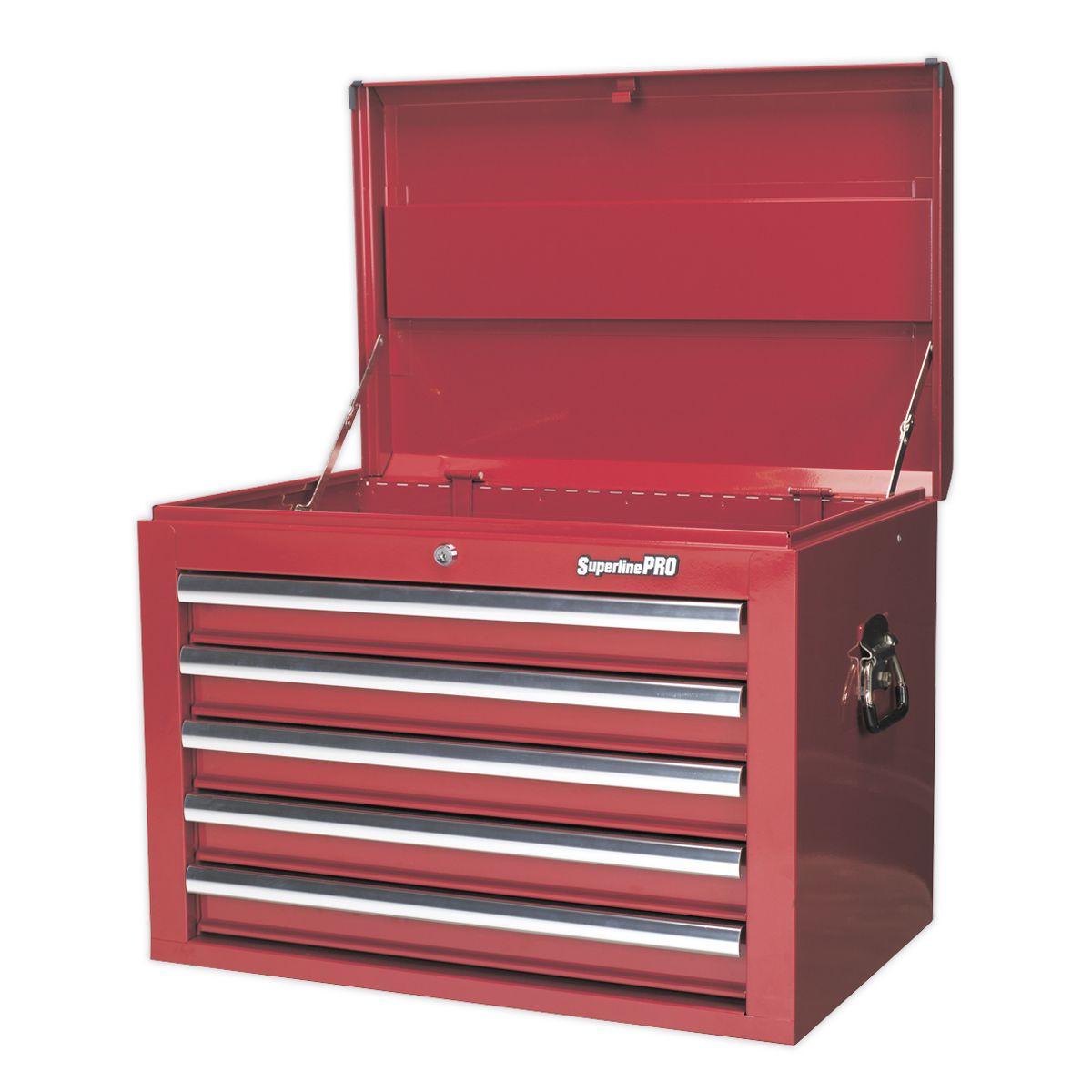 Sealey Superline PRO Topchest 5 Drawer - Red - Image 8