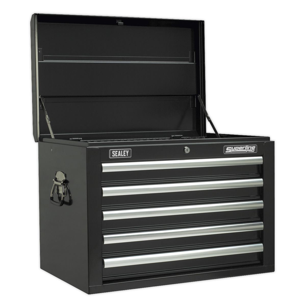 Sealey Superline PRO Topchest 5 Drawer - Black - Image 1