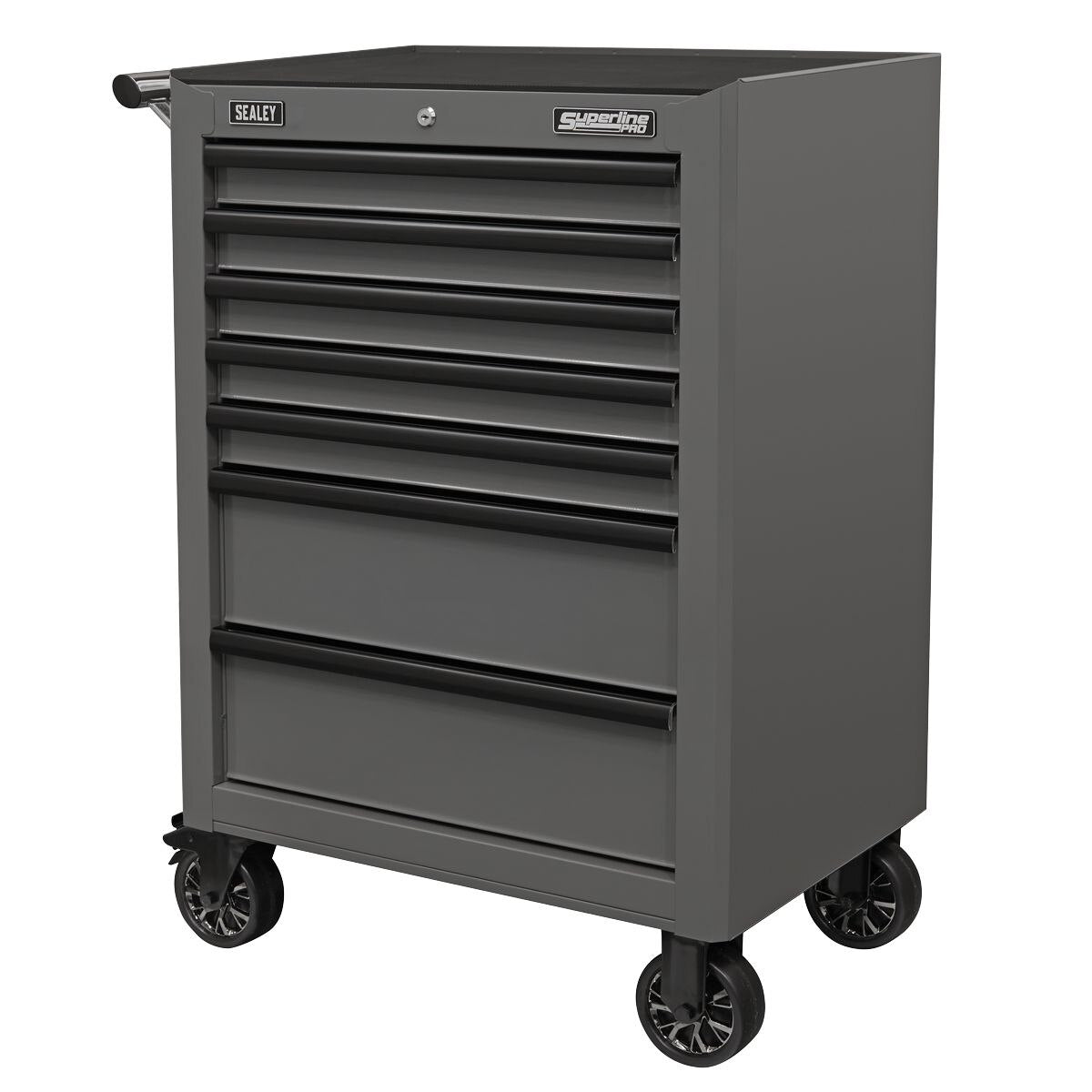 Sealey Superline PRO Rollcab 7 Drawer - Grey/Black - Image 2