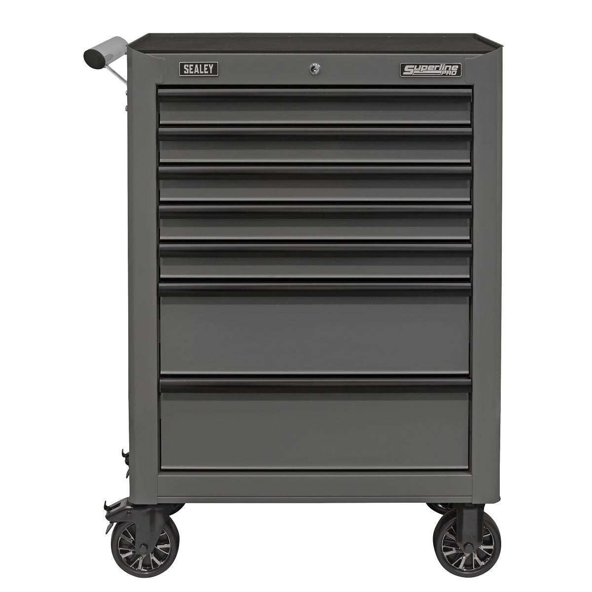 Sealey Superline PRO Rollcab 7 Drawer - Grey/Black - Image 3