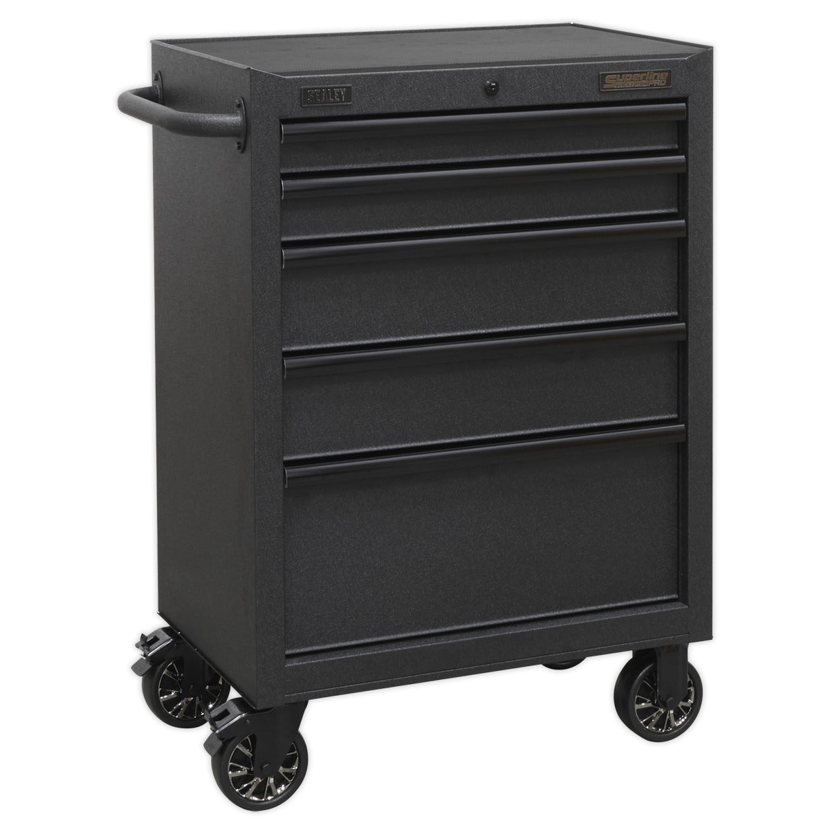 Superline PRO Black Edition Tool Chest Combination with 9 Soft Close Drawers & Power Bar AP27BESTACK
