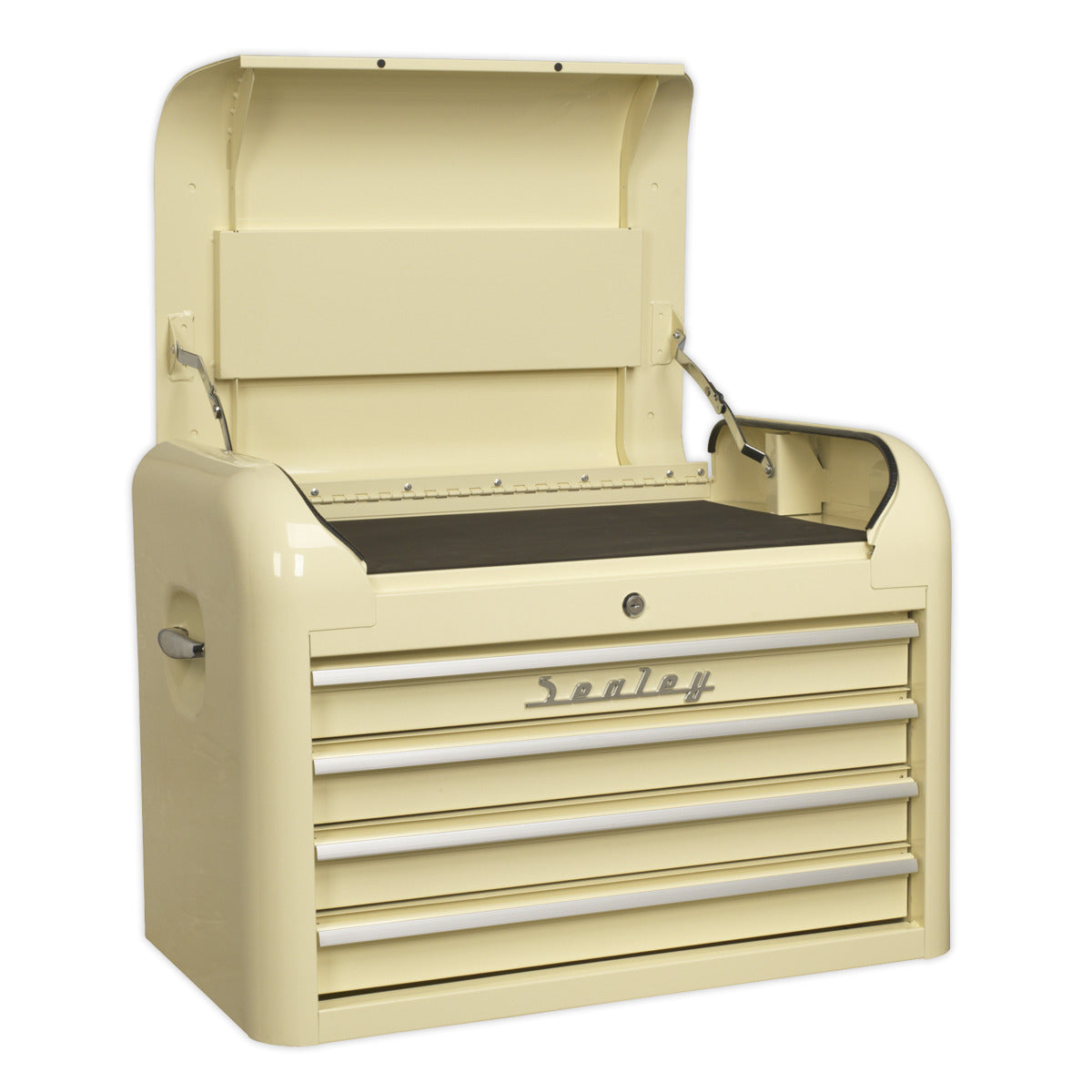 Premier Retro Style Topchest, Mid-Box Tool Chest & Rollcab Combination 10 Drawer - Cream AP28COMBO2