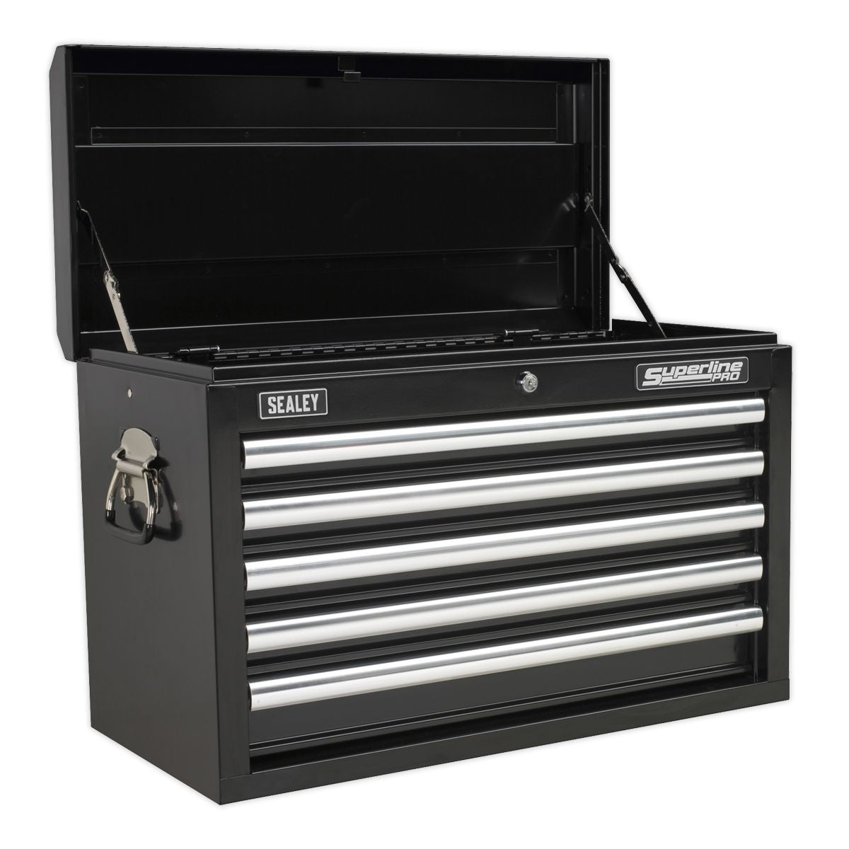 Sealey Superline PRO Topchest 5 Drawer - Black - Image 1