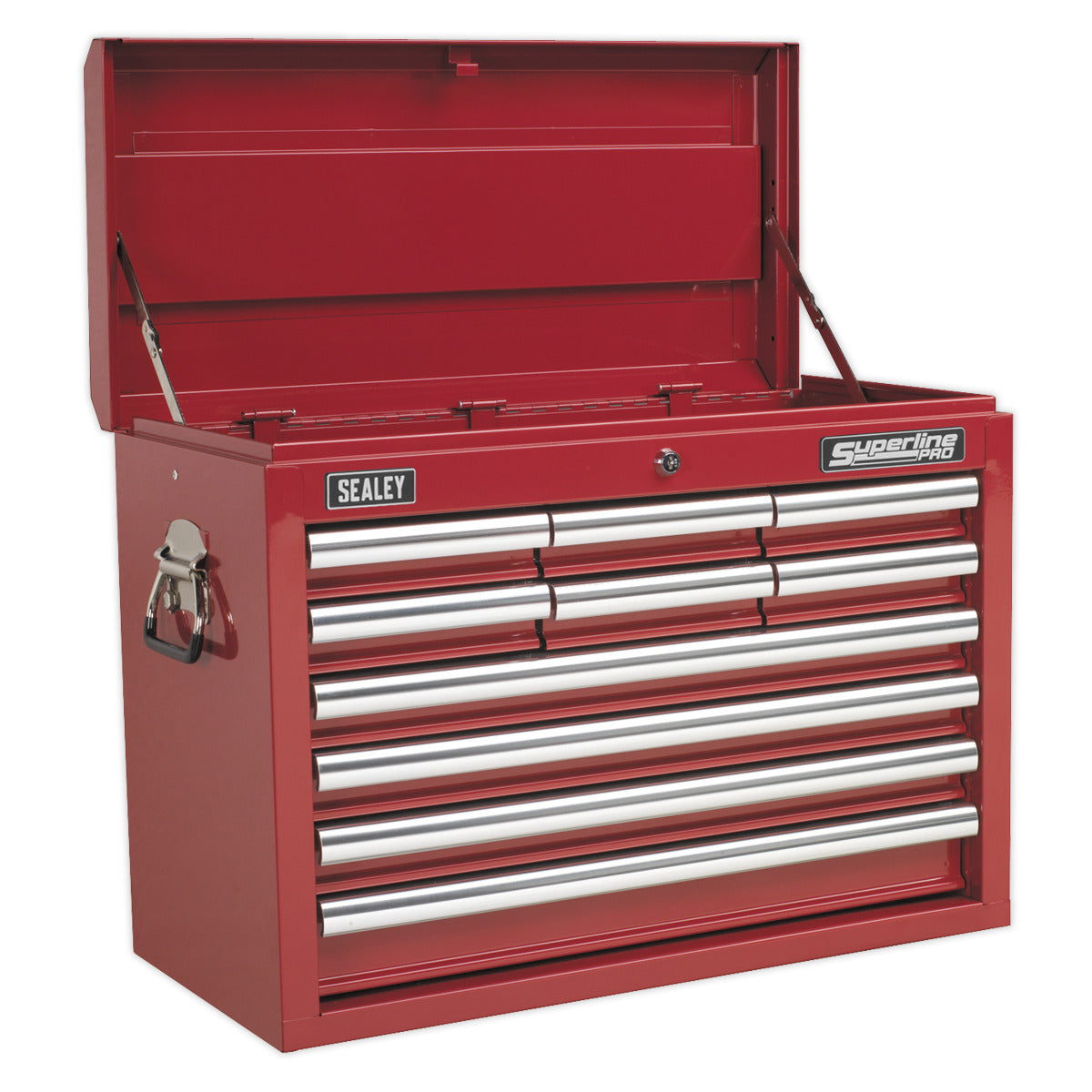 Superline PRO Topchest 10 Drawer with 139pc Tool Kit - Red AP33109COMBO