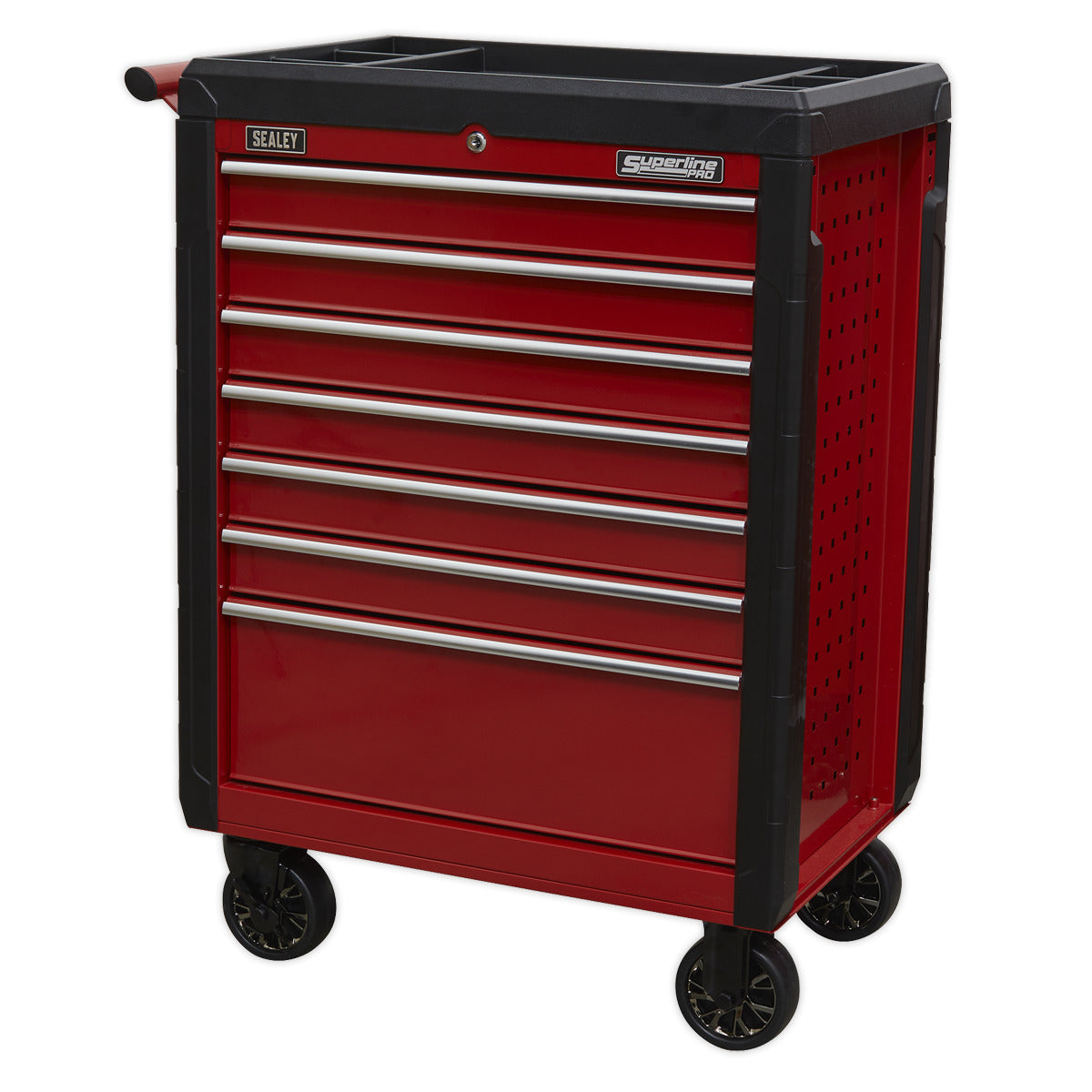 Superline PRO Rollcab 7 Drawer - Red AP3407
