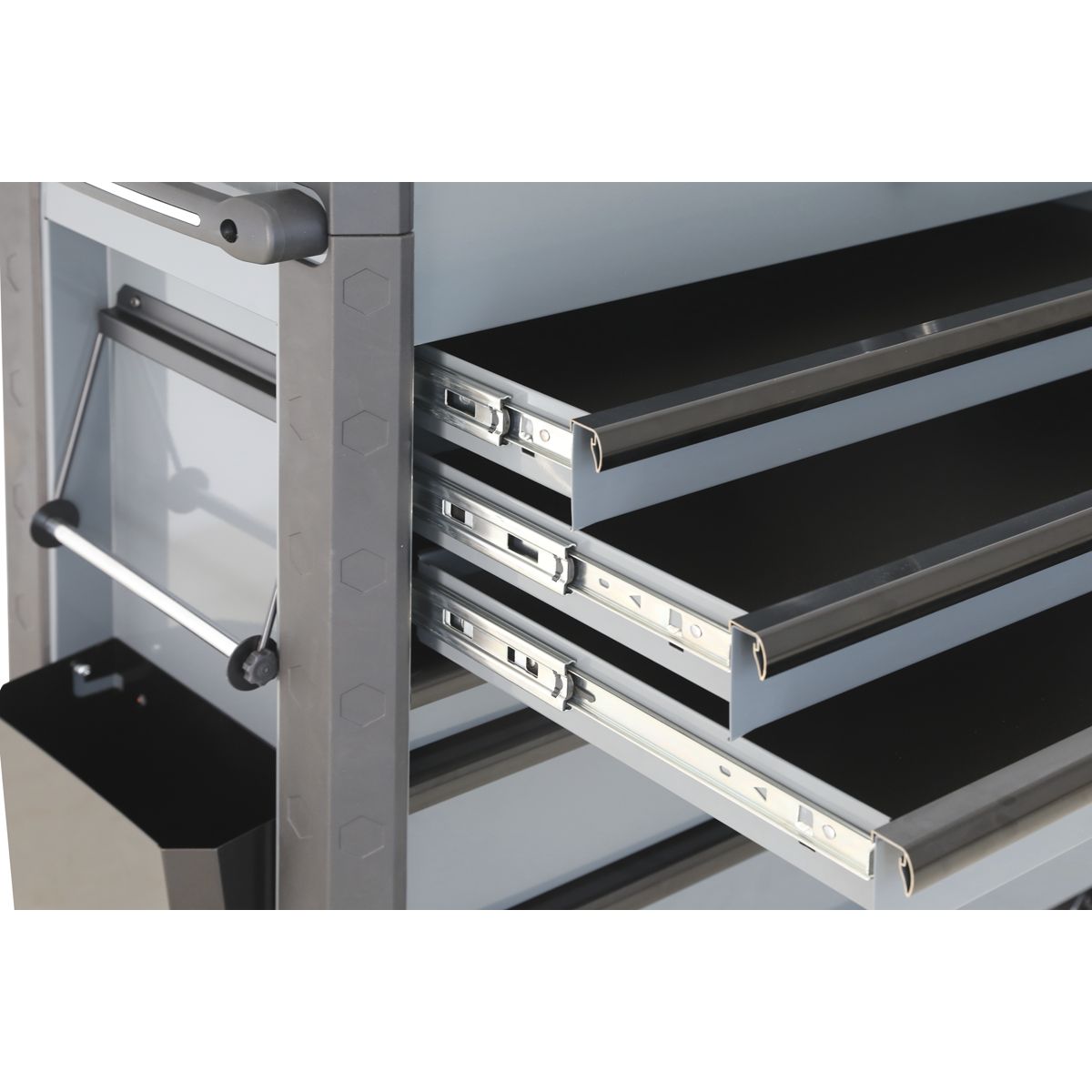 Sealey Tool Trolley 6 Drawer - Grey - Image 5