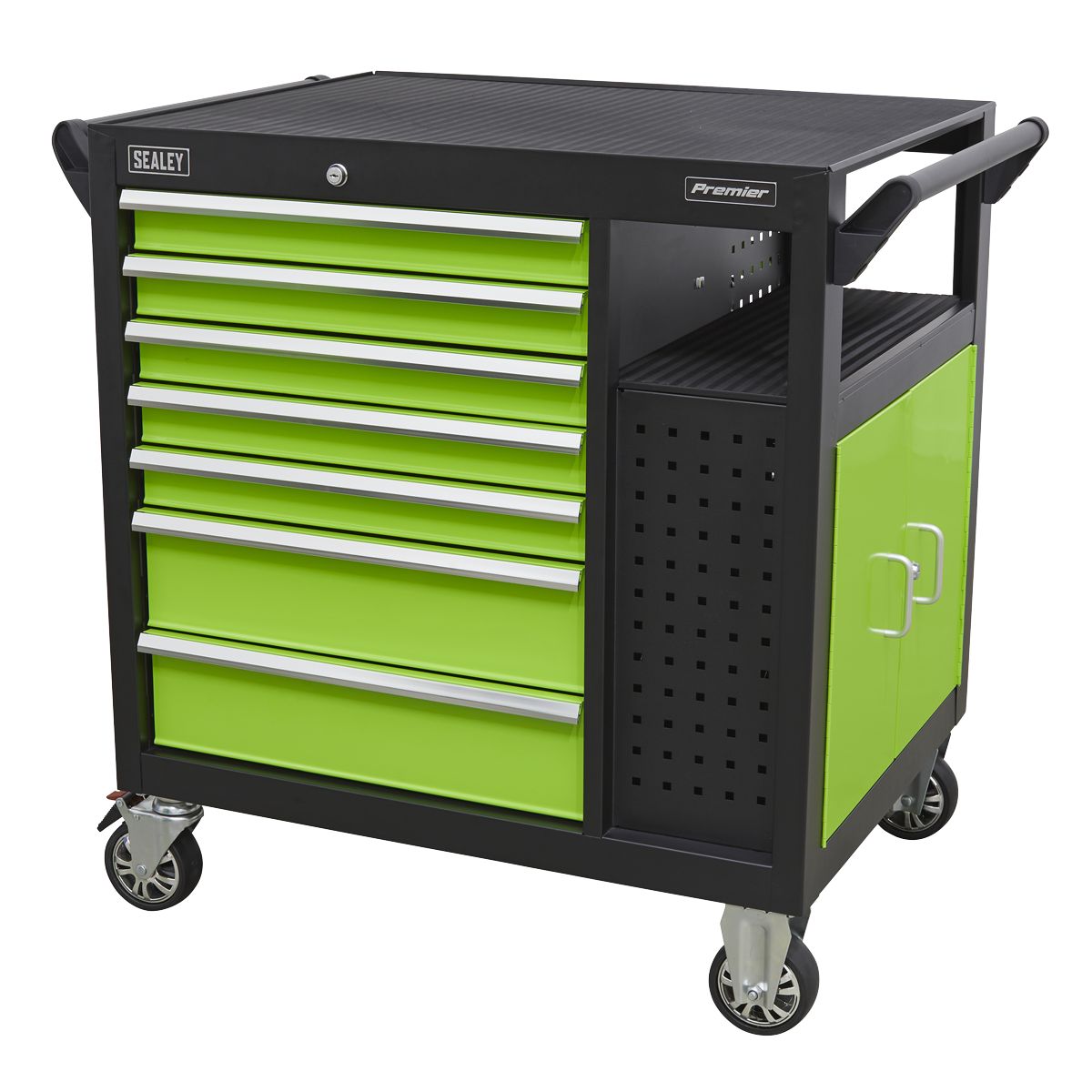 Sealey Premier Mobile Workstation with 7 Drawers & Cupboard 920mm - Image 1