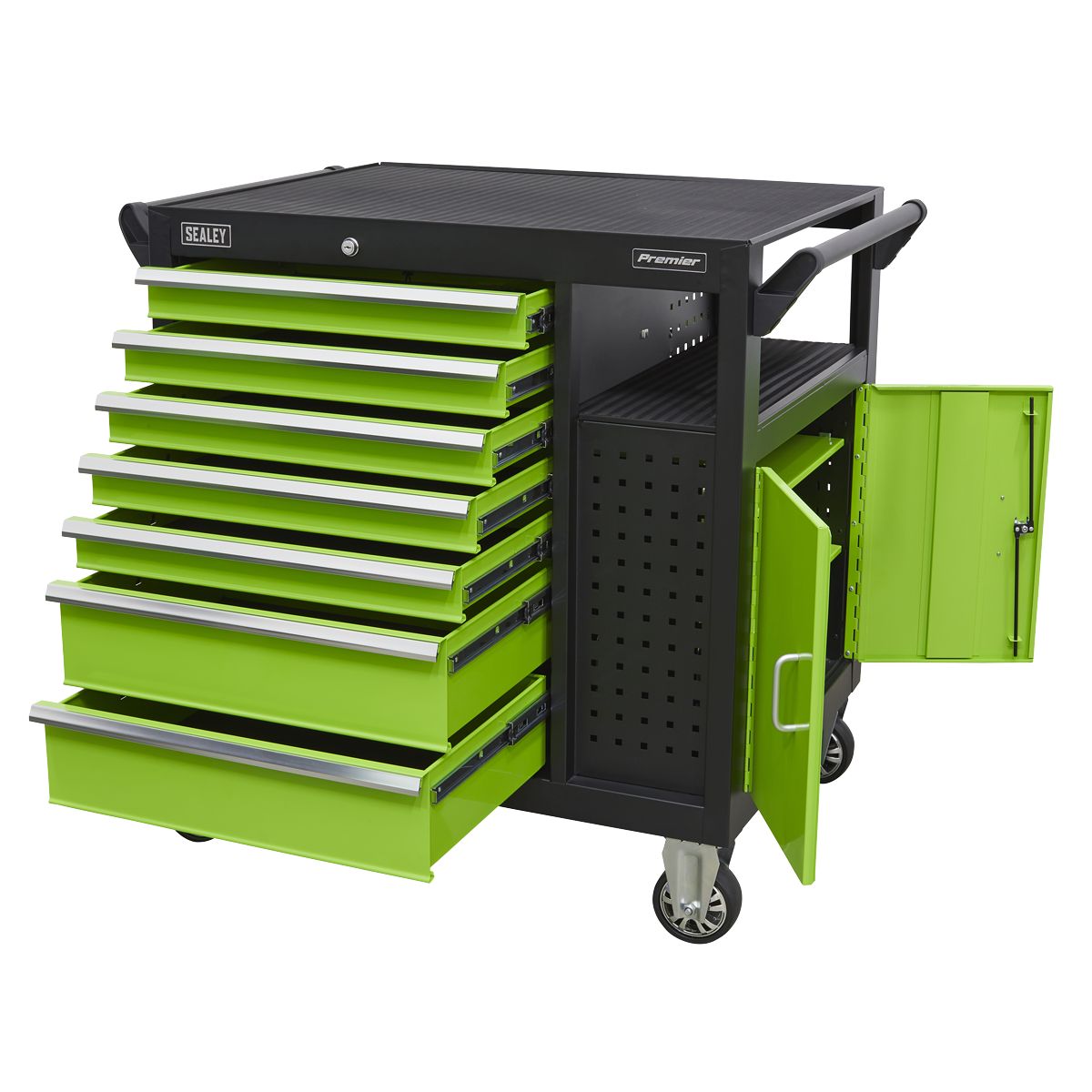 Sealey Premier Mobile Workstation with 7 Drawers & Cupboard 920mm - Image 4