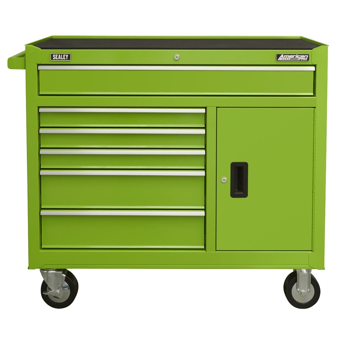 Sealey American PRO Rollcab 6 Drawer - Green - Image 6