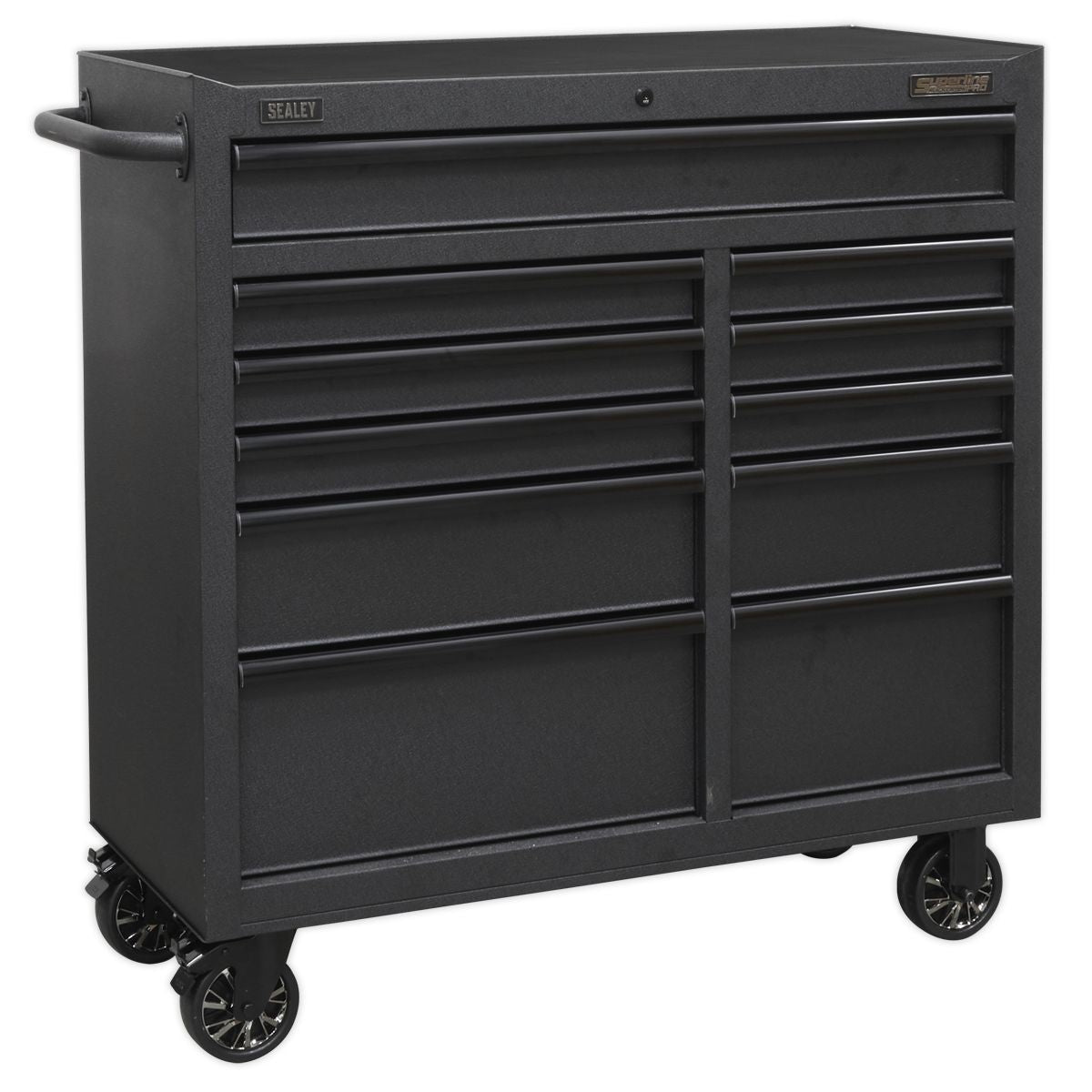 Sealey Superline PRO Black Edition Rollcab with 11 Soft Close Drawers 1040mm - Image 1