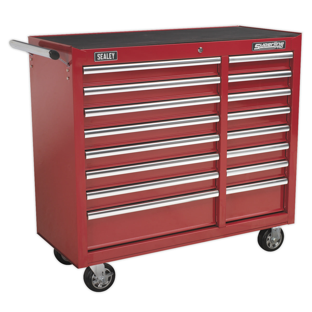 Superline PRO Heavy-Duty Rollcab 16 Drawer - Red AP41169