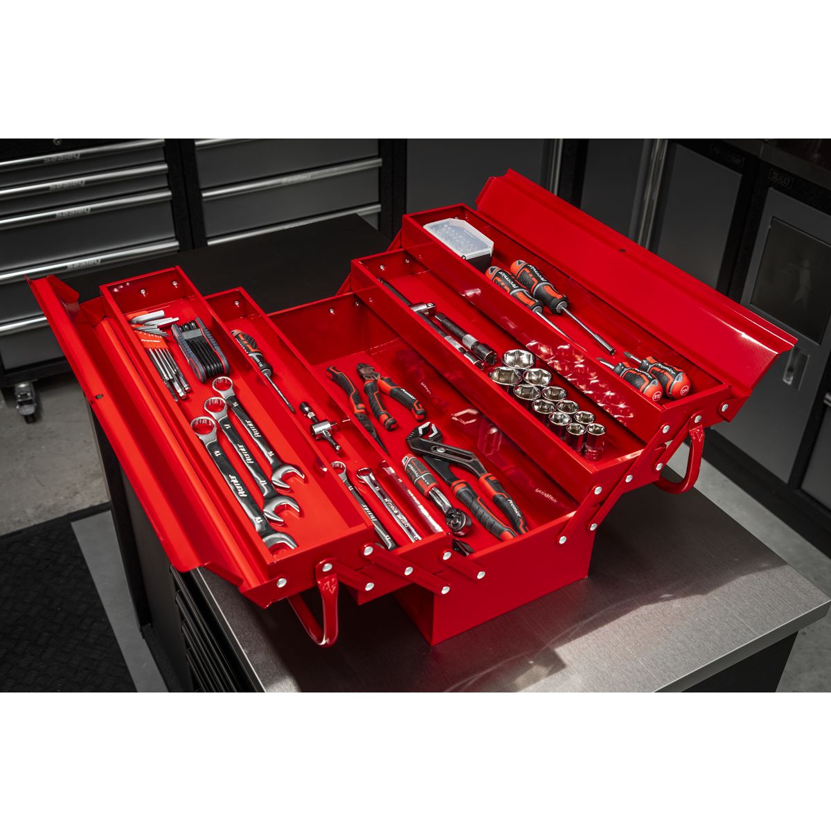 Sealey Cantilever Toolbox 4 Tray 530mm - Image 4