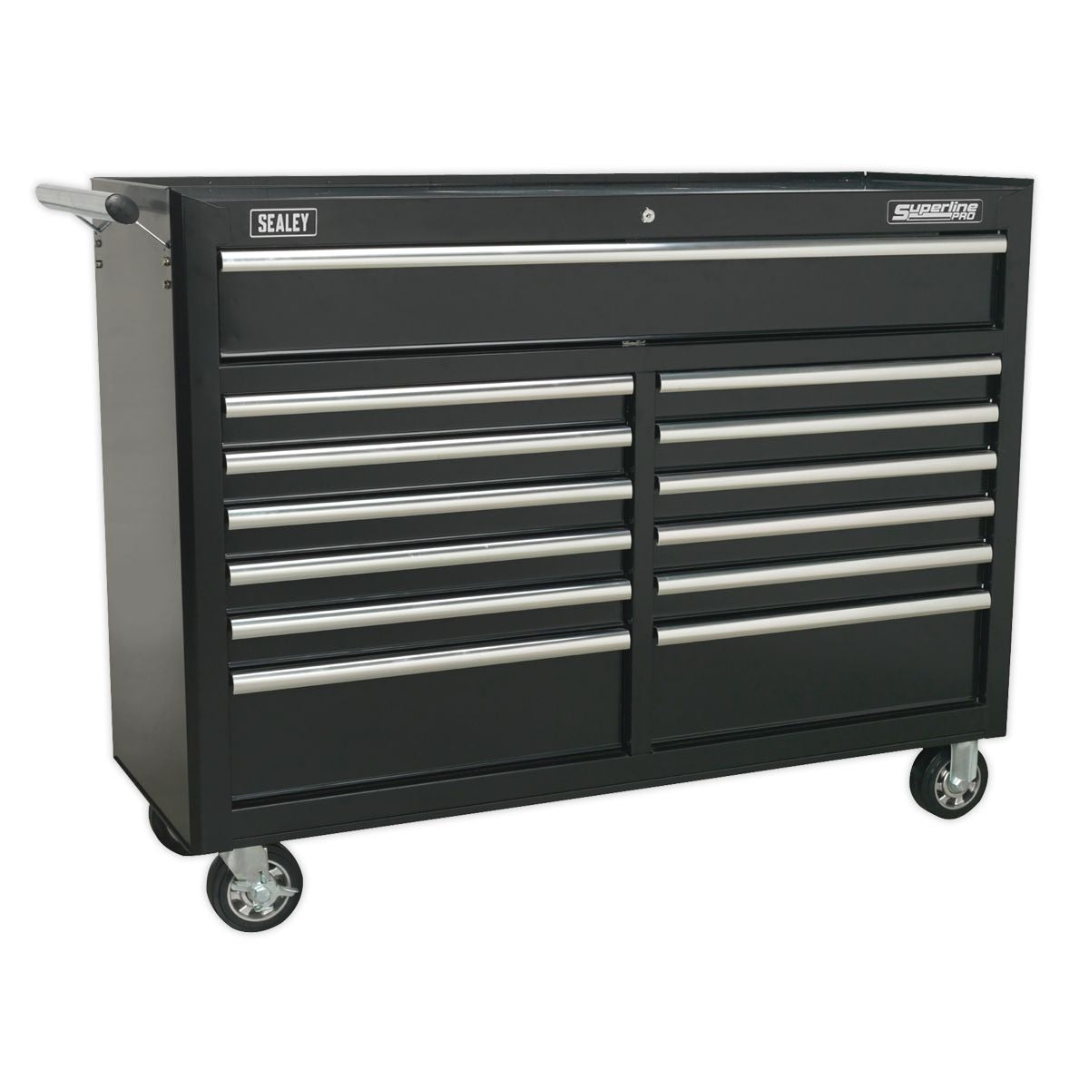 Sealey Superline PRO Rollcab 13 Drawer - Black - Image 1