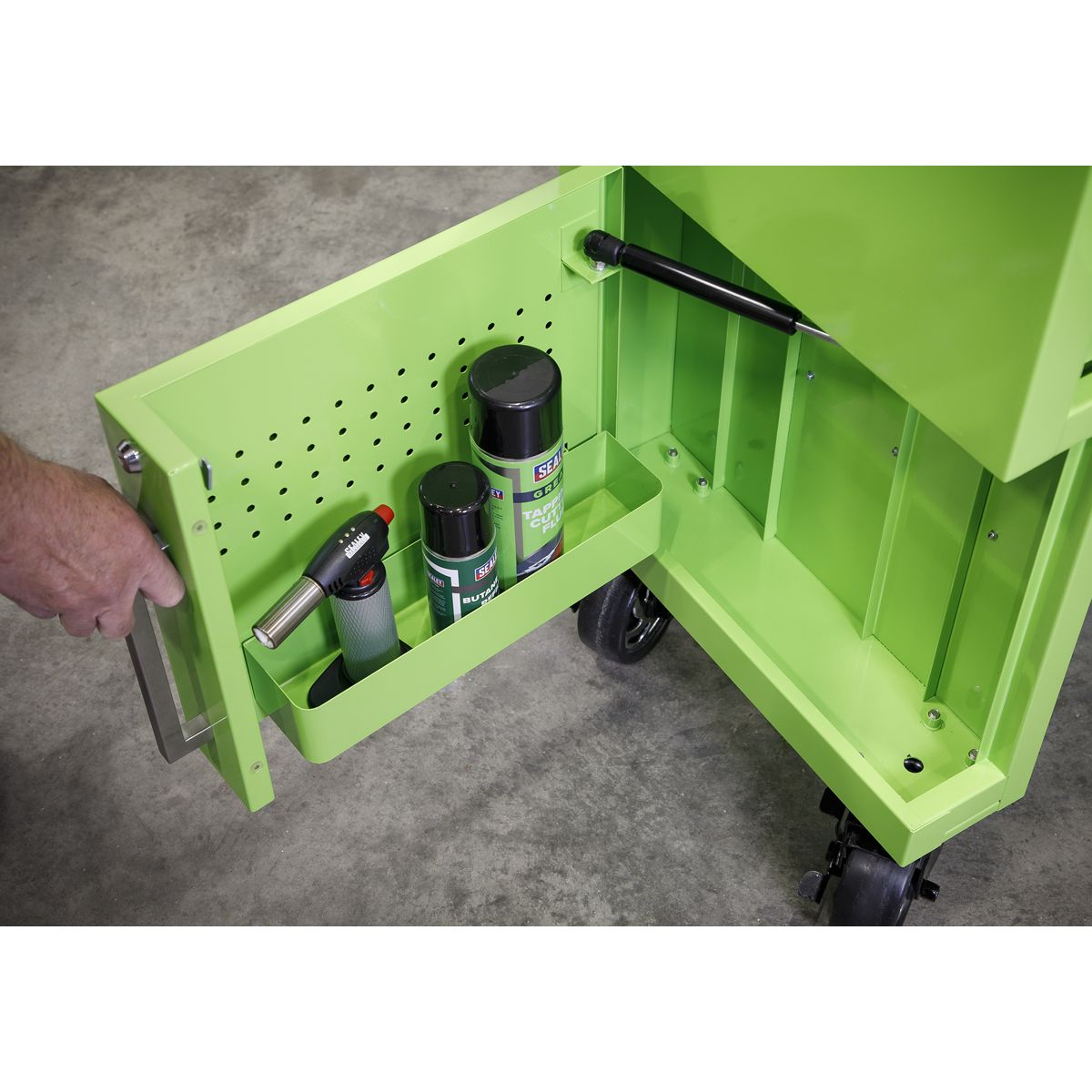 Sealey Superline PRO Rollcab 3 Drawer with Utility Seat - Image 3