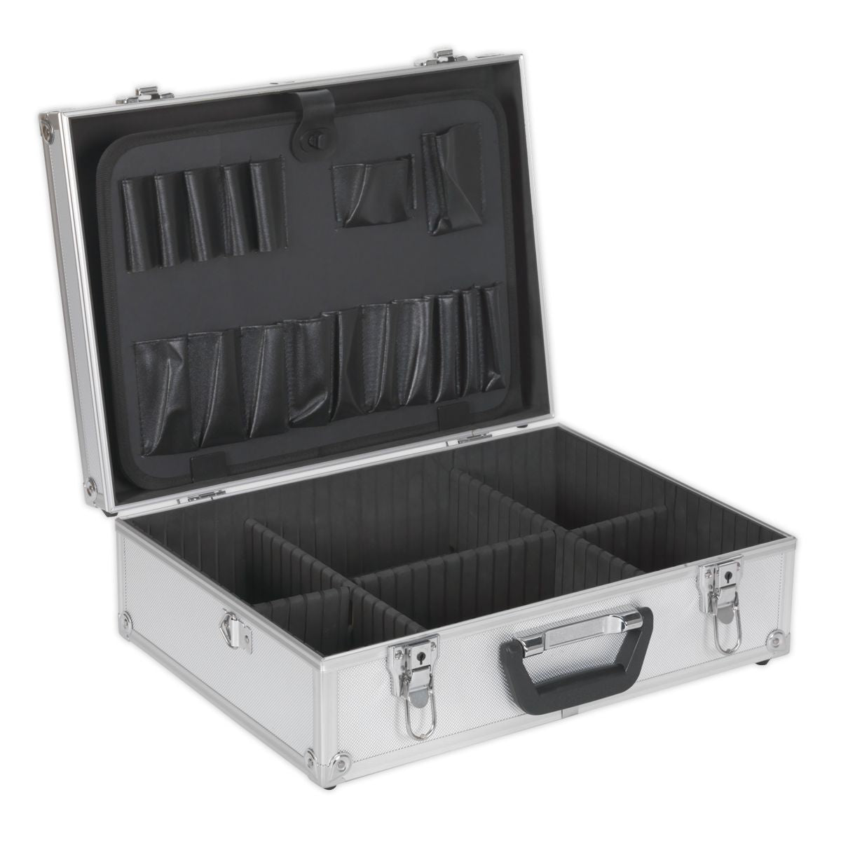 Sealey Aluminium Tool Case with Square Edges - Image 2