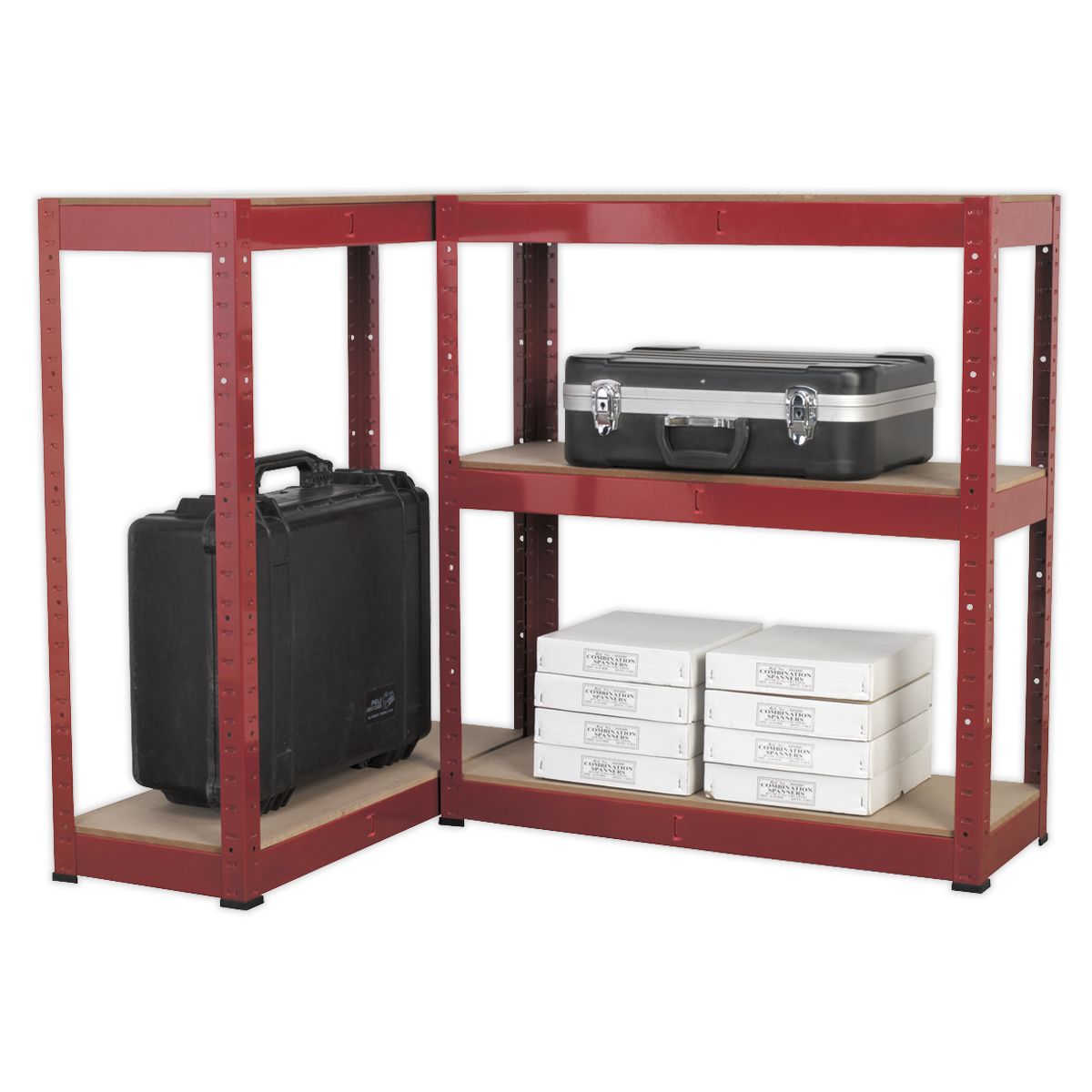 Sealey Racking Unit with 5 Shelves 150kg Capacity Per Level - Image 2