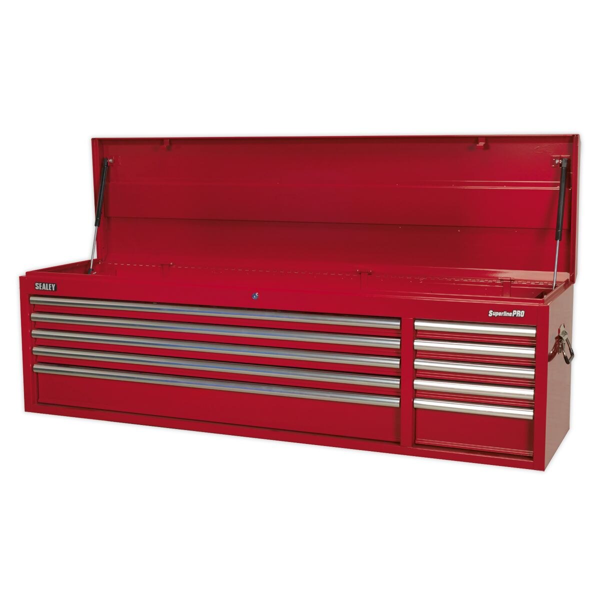 Sealey Superline PRO Topchest 10 Drawer - Red - Image 2