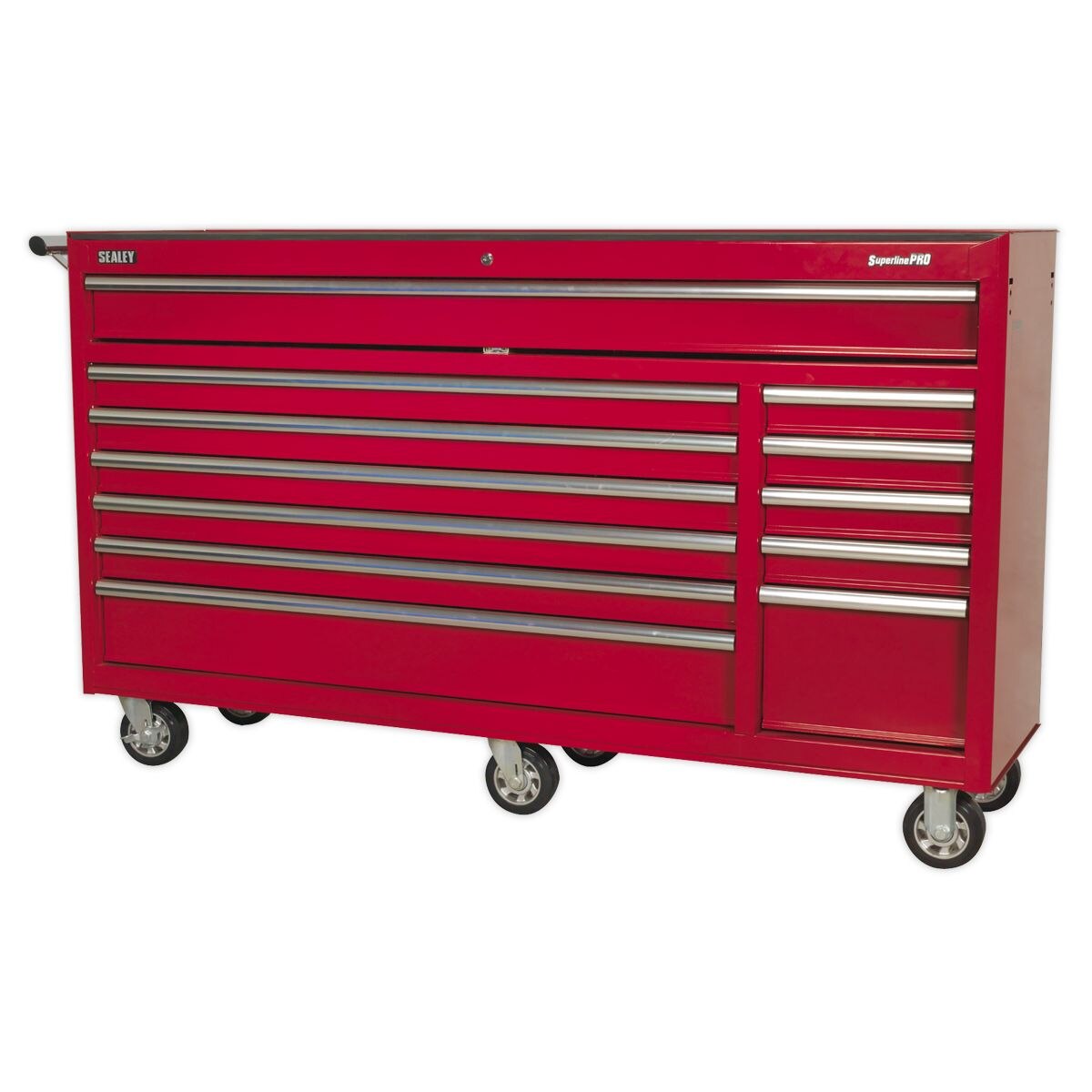 Sealey Superline PRO Rollcab 12 Drawer - Red - Image 3
