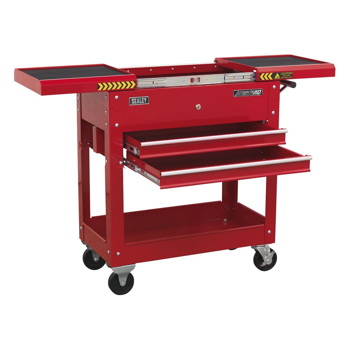 Sealey American PRO Mobile Tool & Parts Trolley - Red - Image 5
