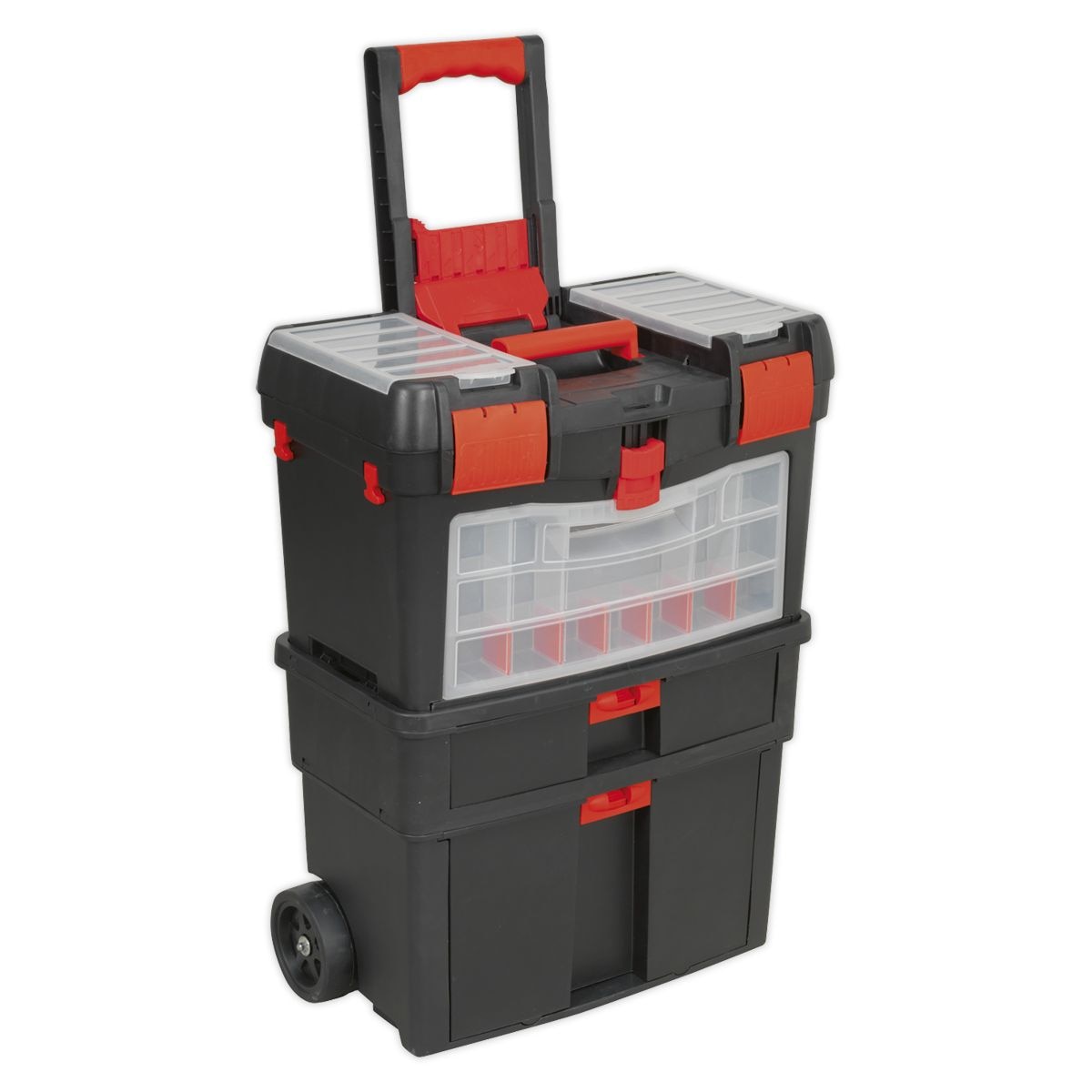Sealey Mobile Toolbox with Tote Tray & Removable Assortment Box - Image 1