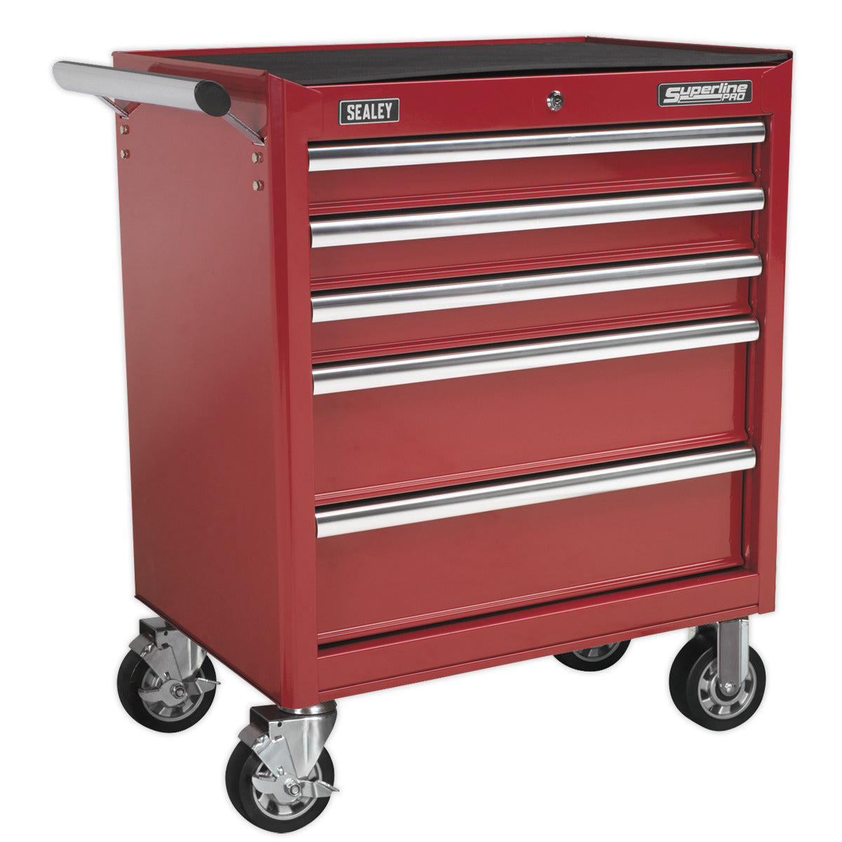 Superline PRO Topchest & Rollcab Combination 10 Drawer with 148pc Tool Kit - Red APCOMBOBBTK55