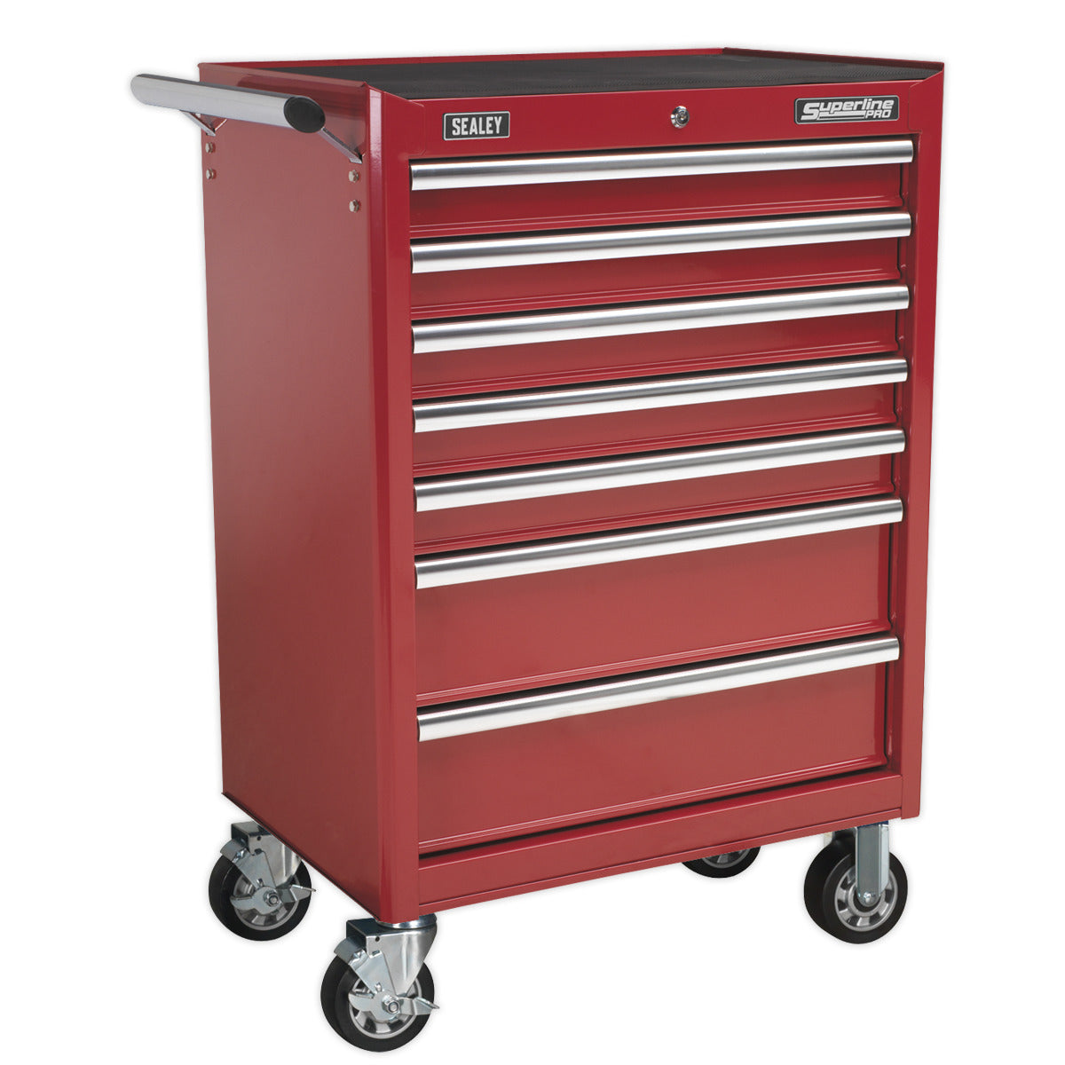 Superline PRO Topchest & Rollcab Combination 15 Drawer with 148pc Tool Kit - Red APCOMBOBBTK57