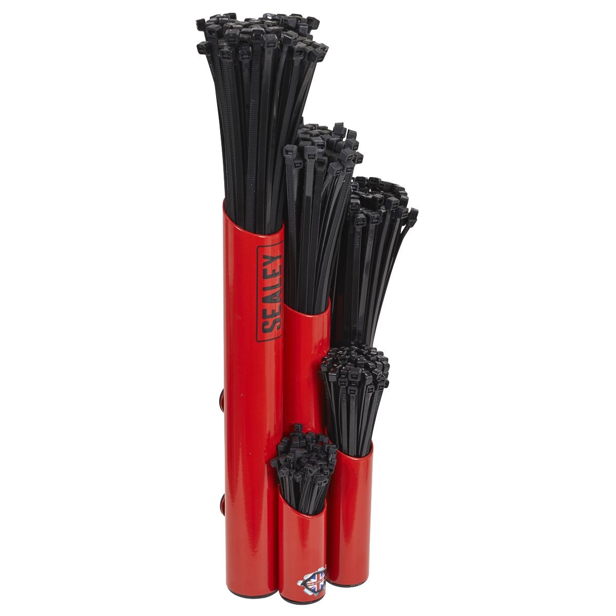 Sealey Large Magnetic Cable Tie Holder - Red - Image 1