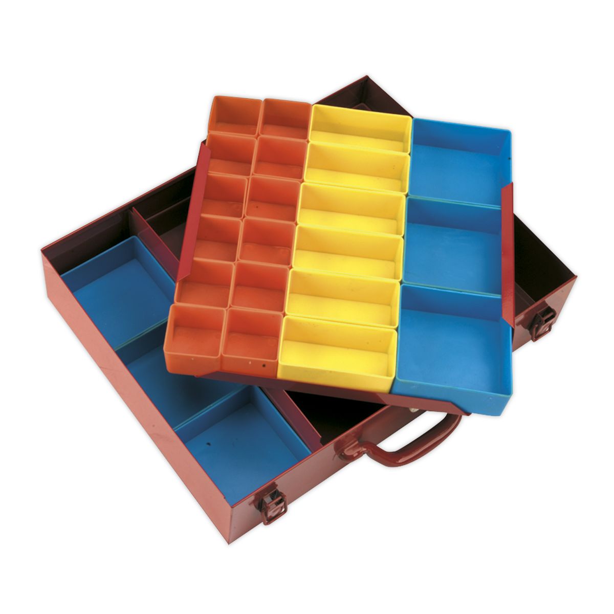 Sealey Metal Case 2-Layer with 27 Storage Bins - Image 3